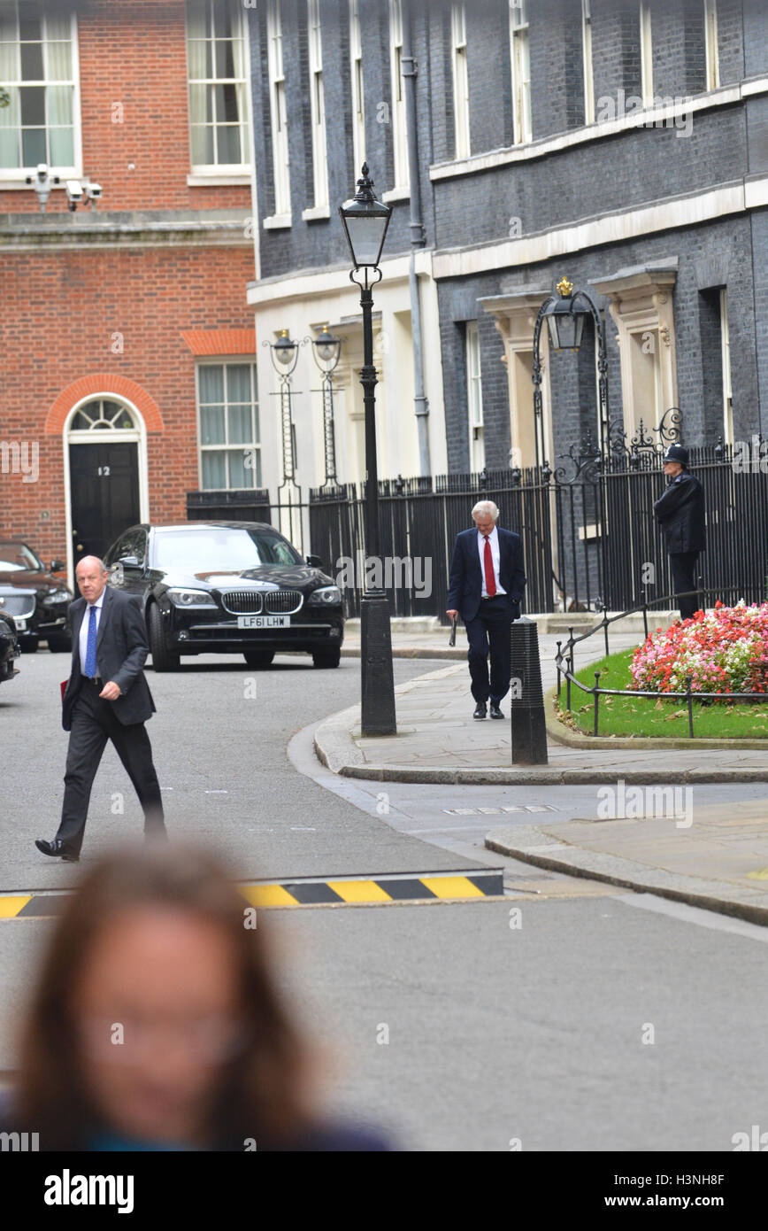 Downing Street, London, UK. 11th Oct 2016. David Davis, Damien Green. Cabinet ministers at Downing Street. Credit:  Matthew Chattle/Alamy Live News Stock Photo