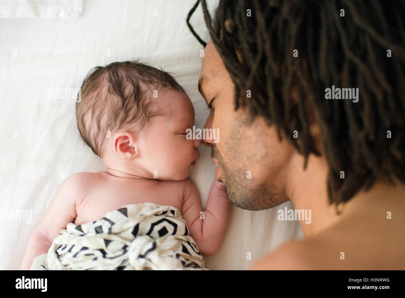 Baby boy sleeping on bed hires stock photography and images Alamy