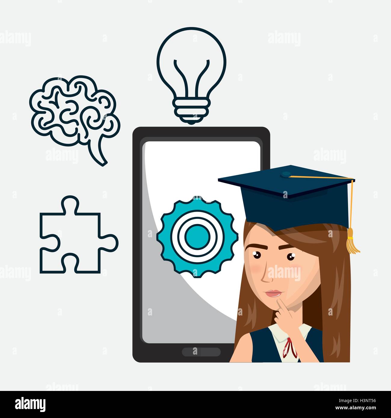 education app design Stock Vector Image & Art Alamy