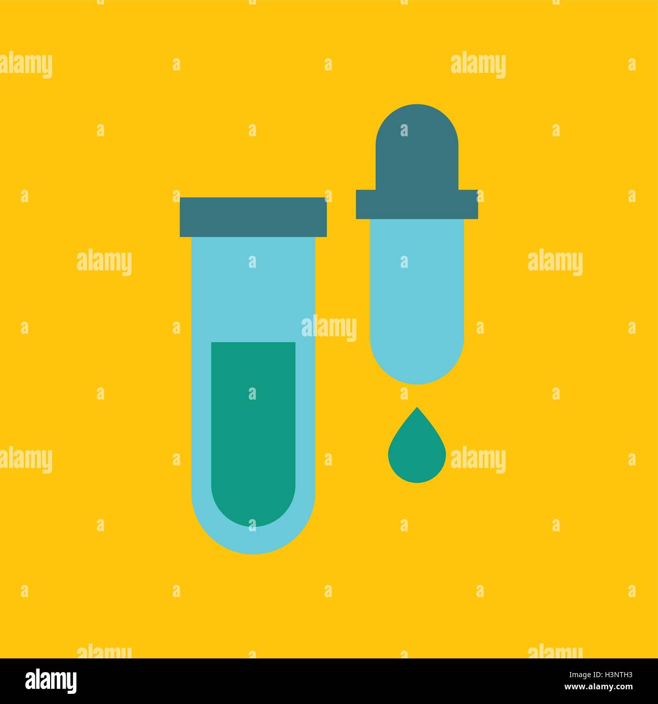 tube test laboratory line icons Stock Vector Image & Art - Alamy
