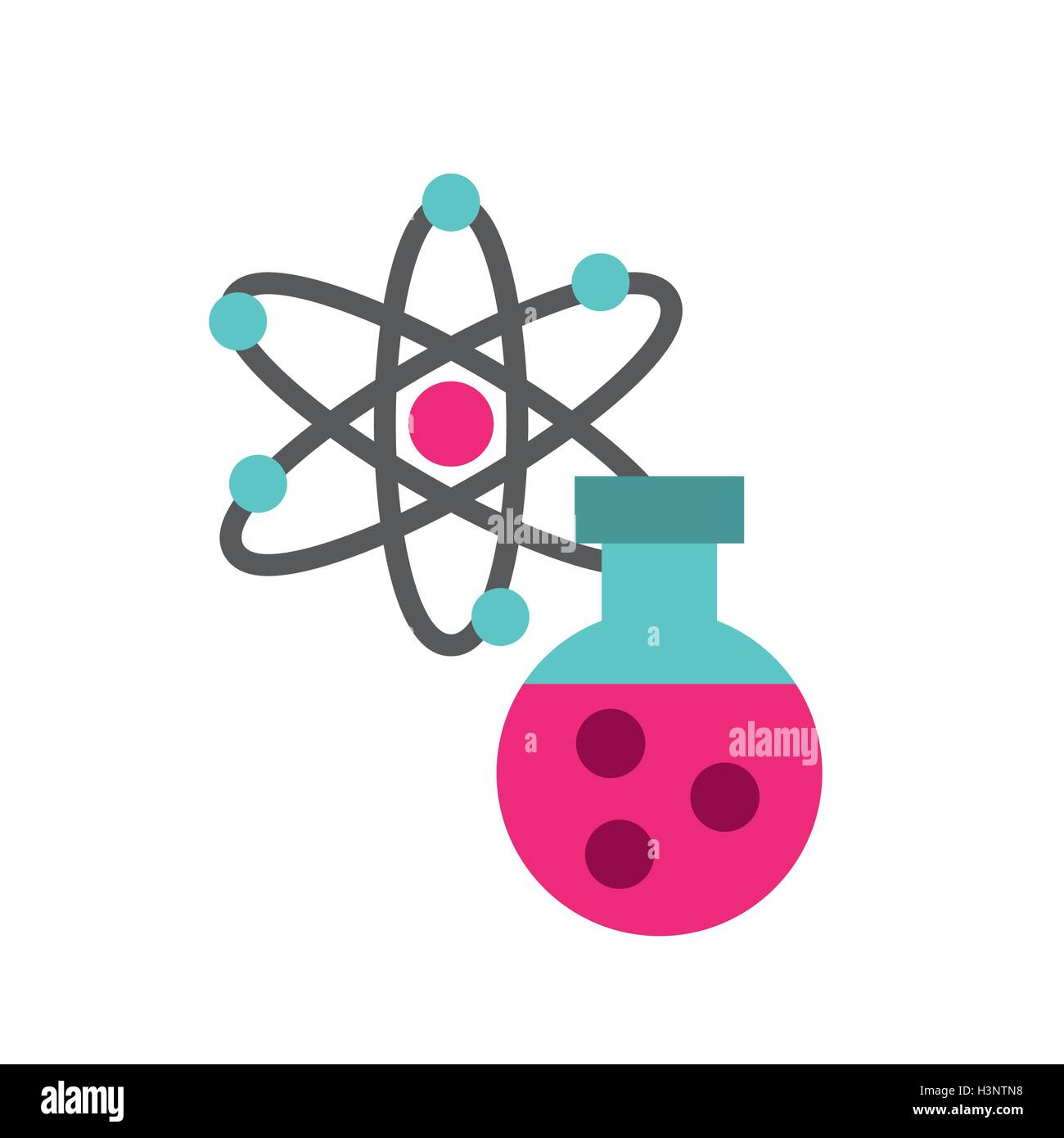 molecule particule laboratory icon Stock Vector Image & Art - Alamy