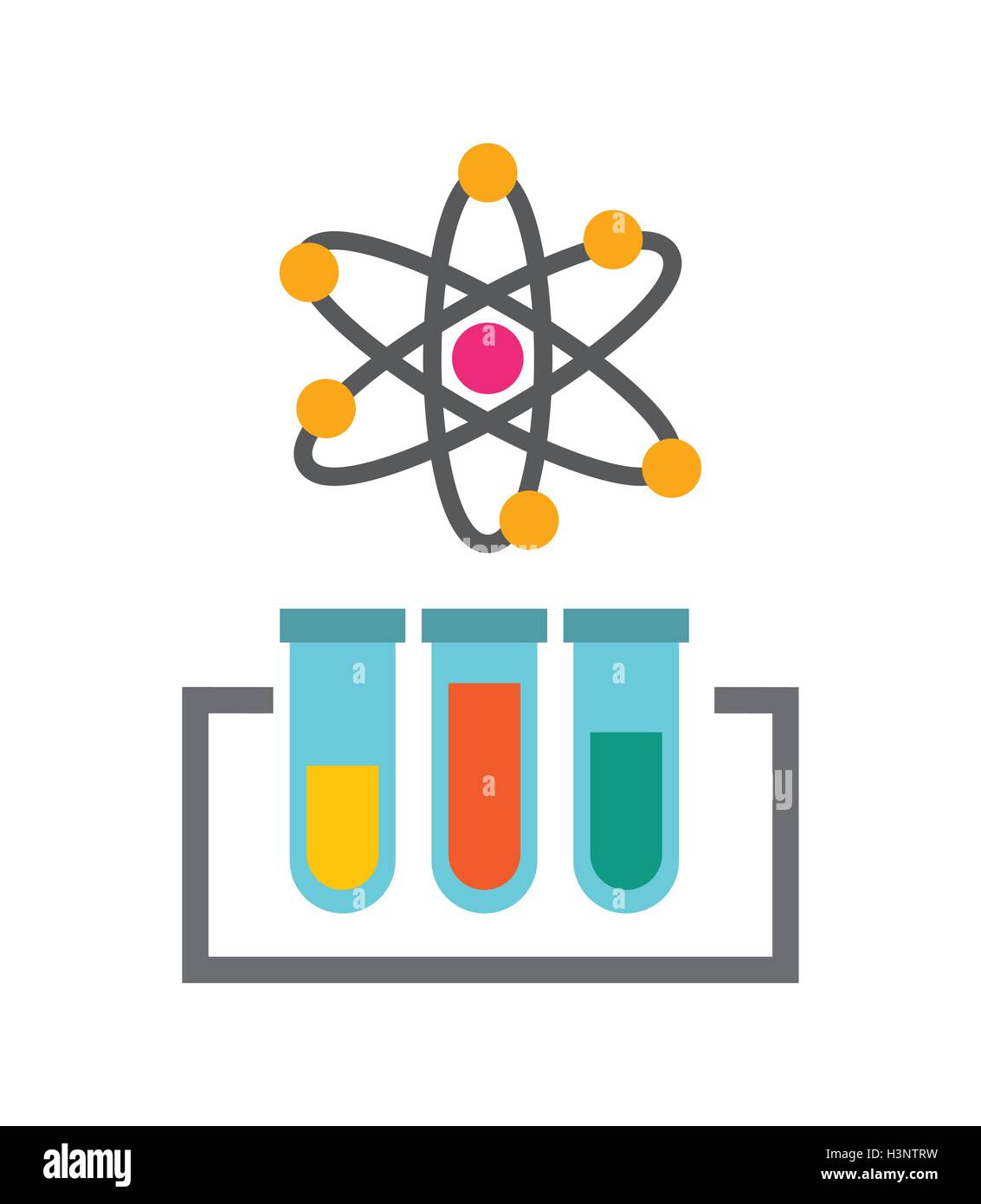 tube test laboratory line icons Stock Vector Image & Art - Alamy