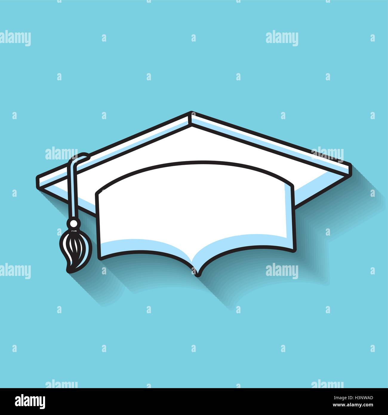 hat graduation line icon Stock Vector Image & Art - Alamy