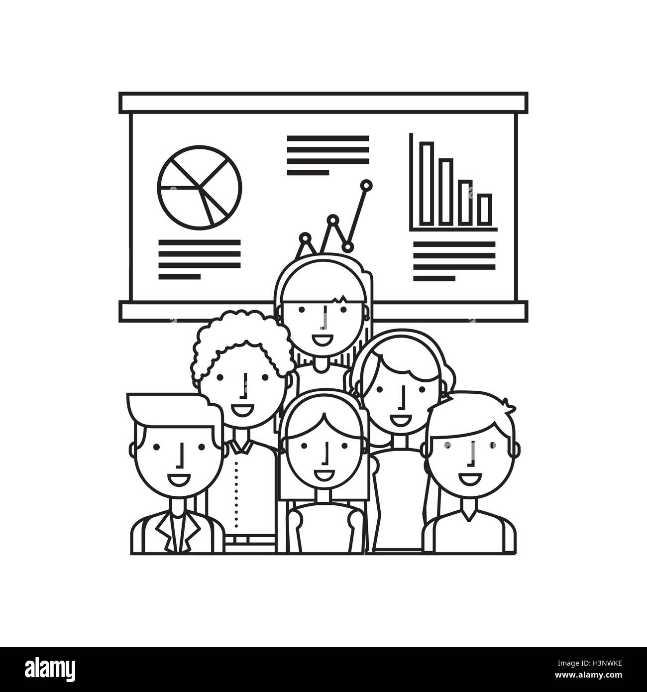 training concept flat icons Stock Vector Image & Art - Alamy