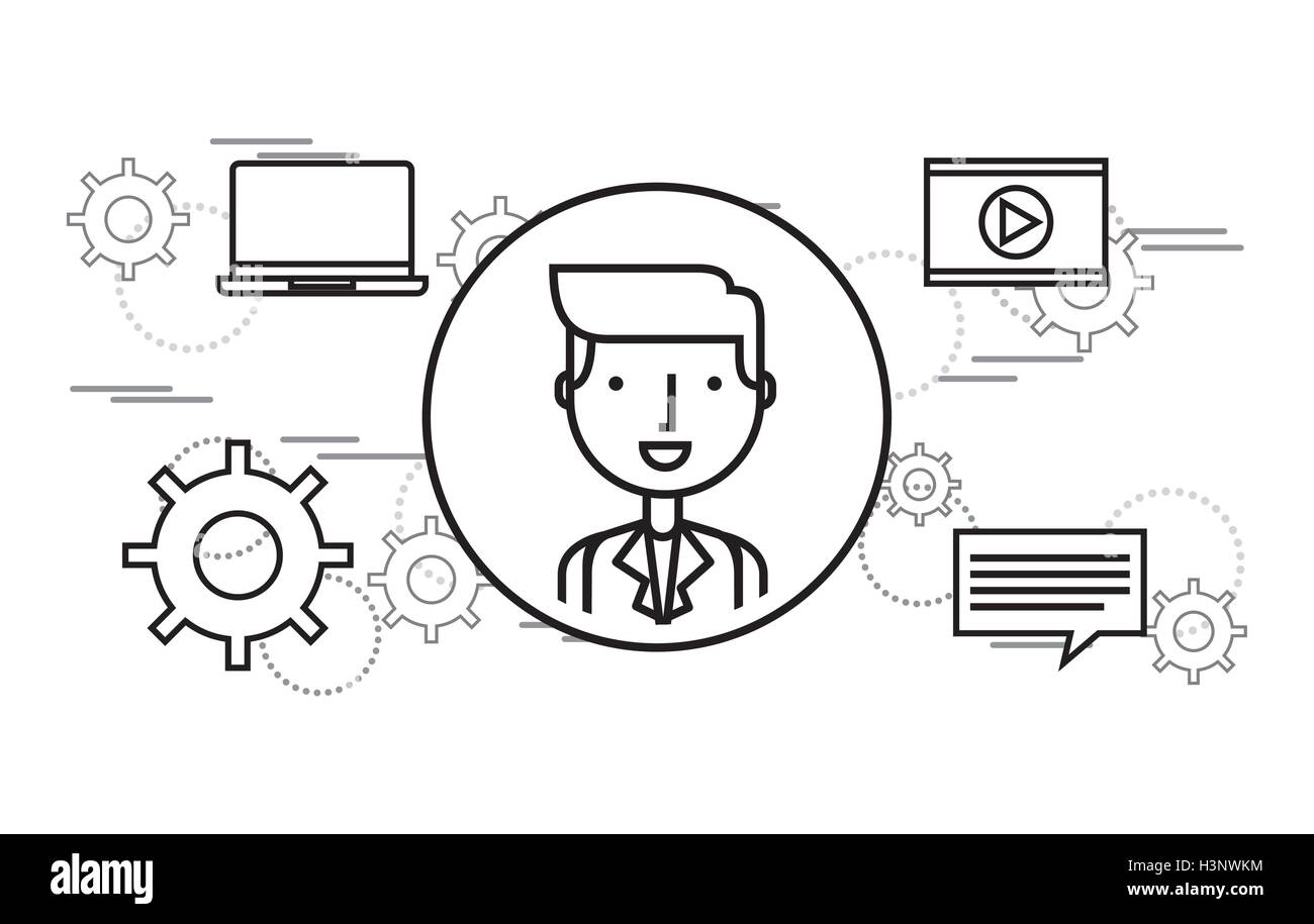 training concept flat icons Stock Vector Image & Art - Alamy