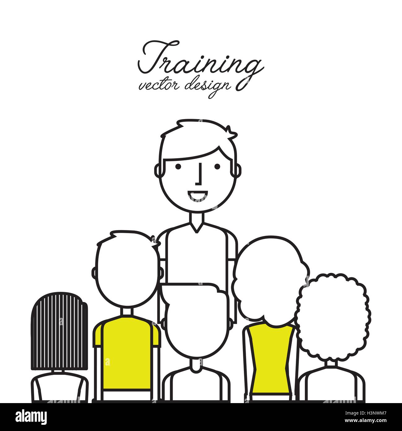 training concept flat icons Stock Vector Image & Art - Alamy