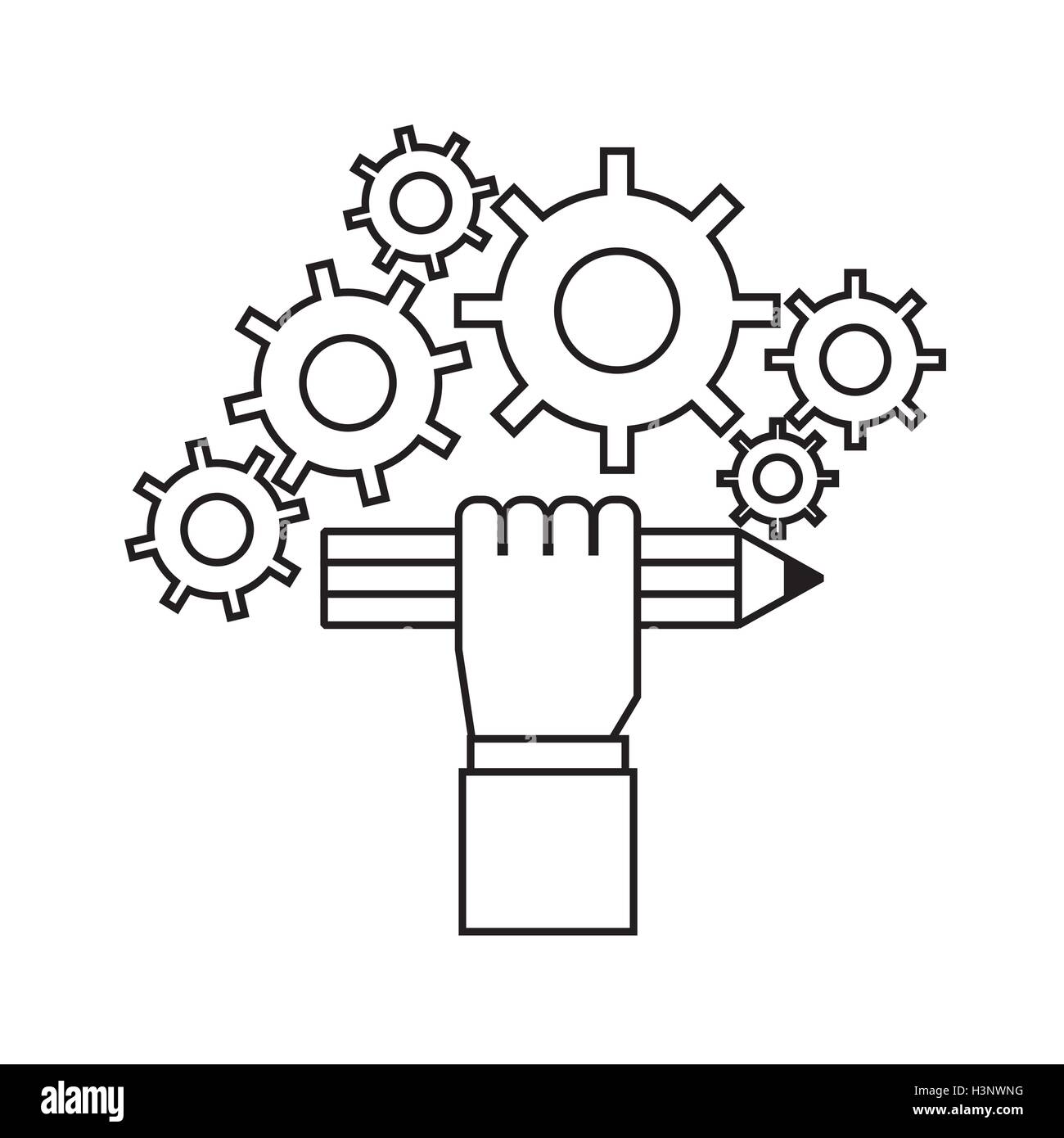 training concept flat icons Stock Vector Image & Art - Alamy