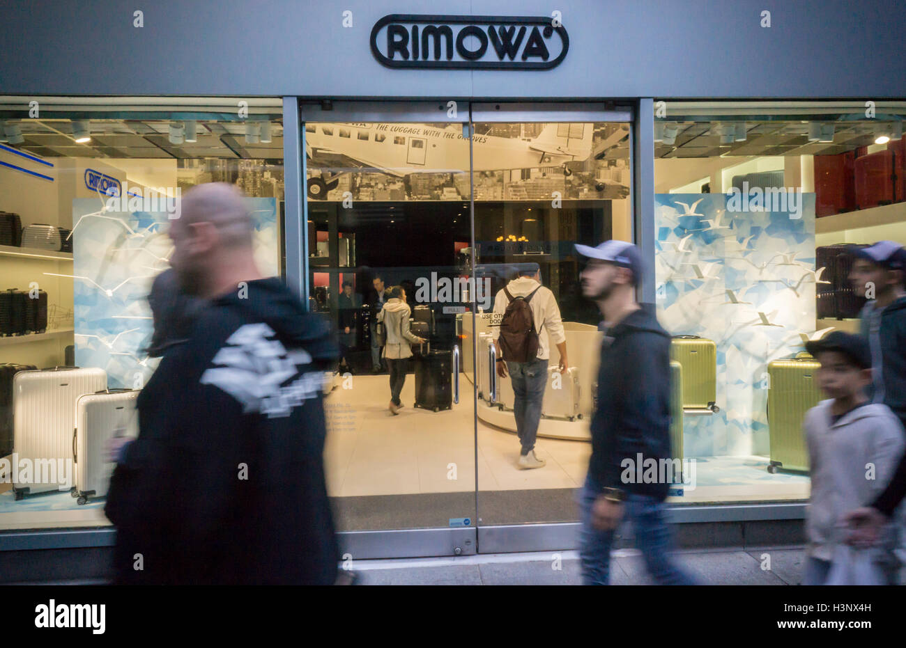 A Rimowa luggage store in New York on Wednesday, October 5, 2016