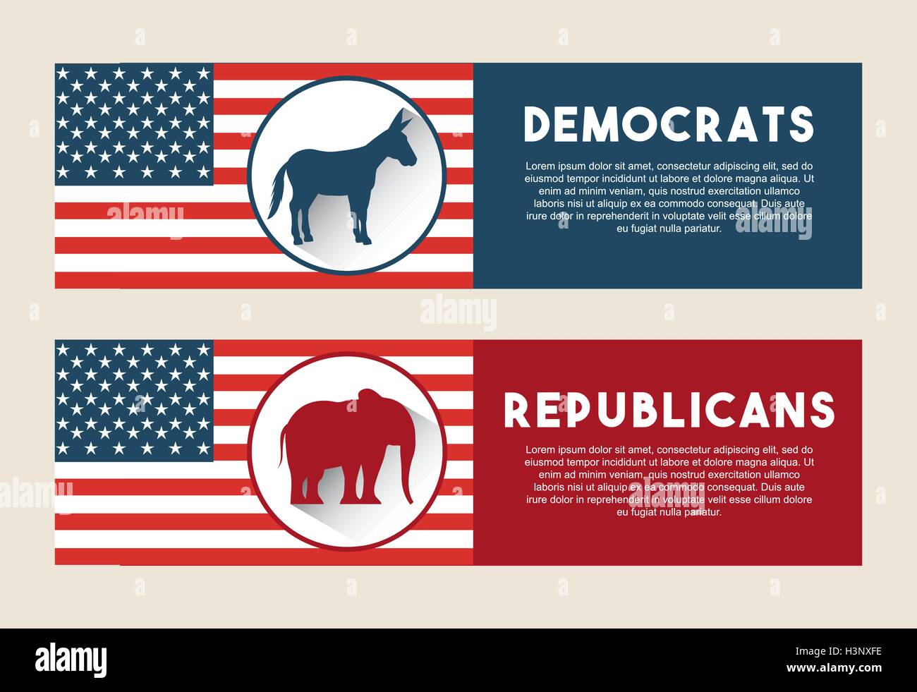 US presidential voting concept Stock Vector Image & Art - Alamy