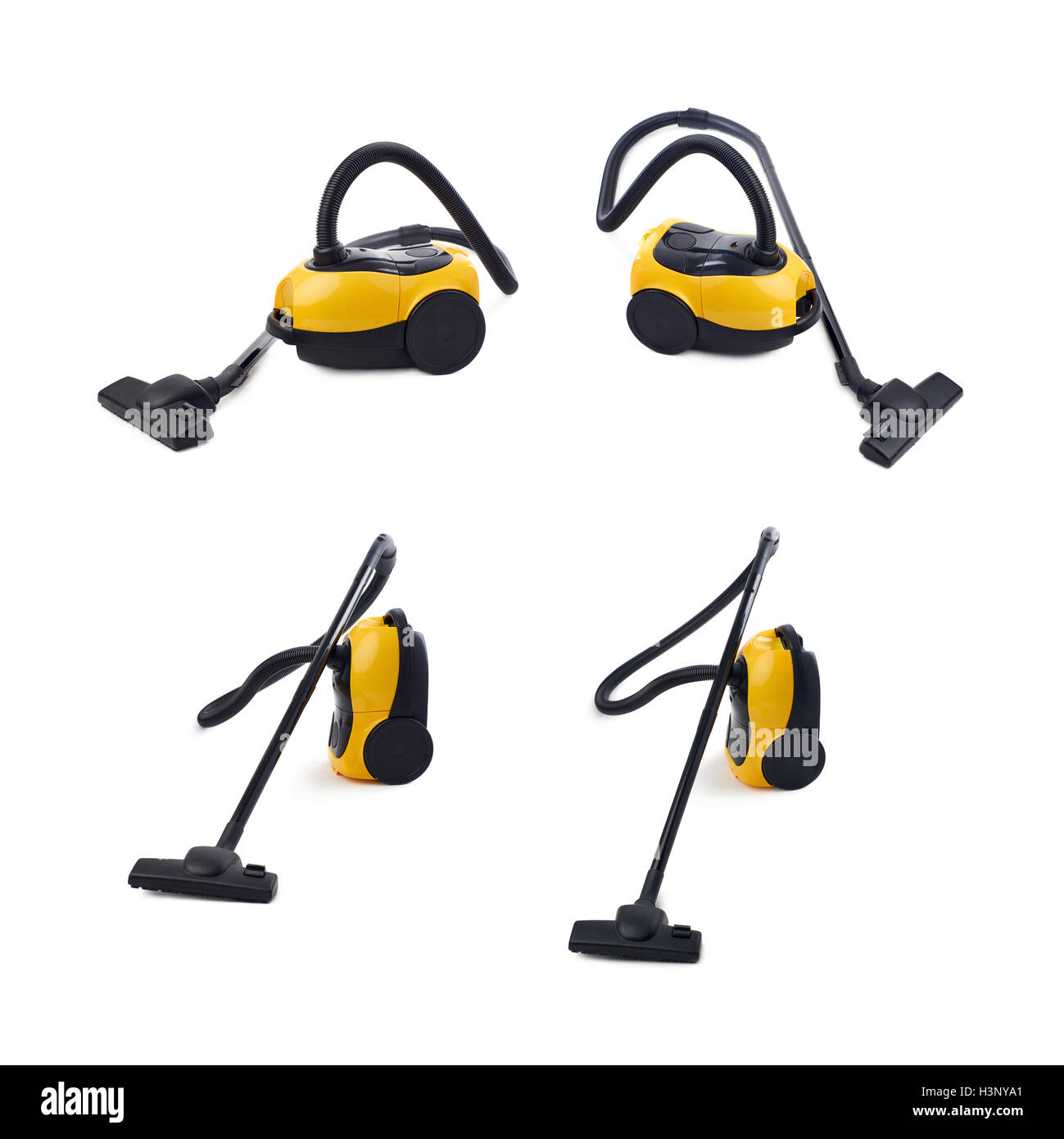 Set of Vacuum cleaner over isolated white background Stock Photo Alamy
