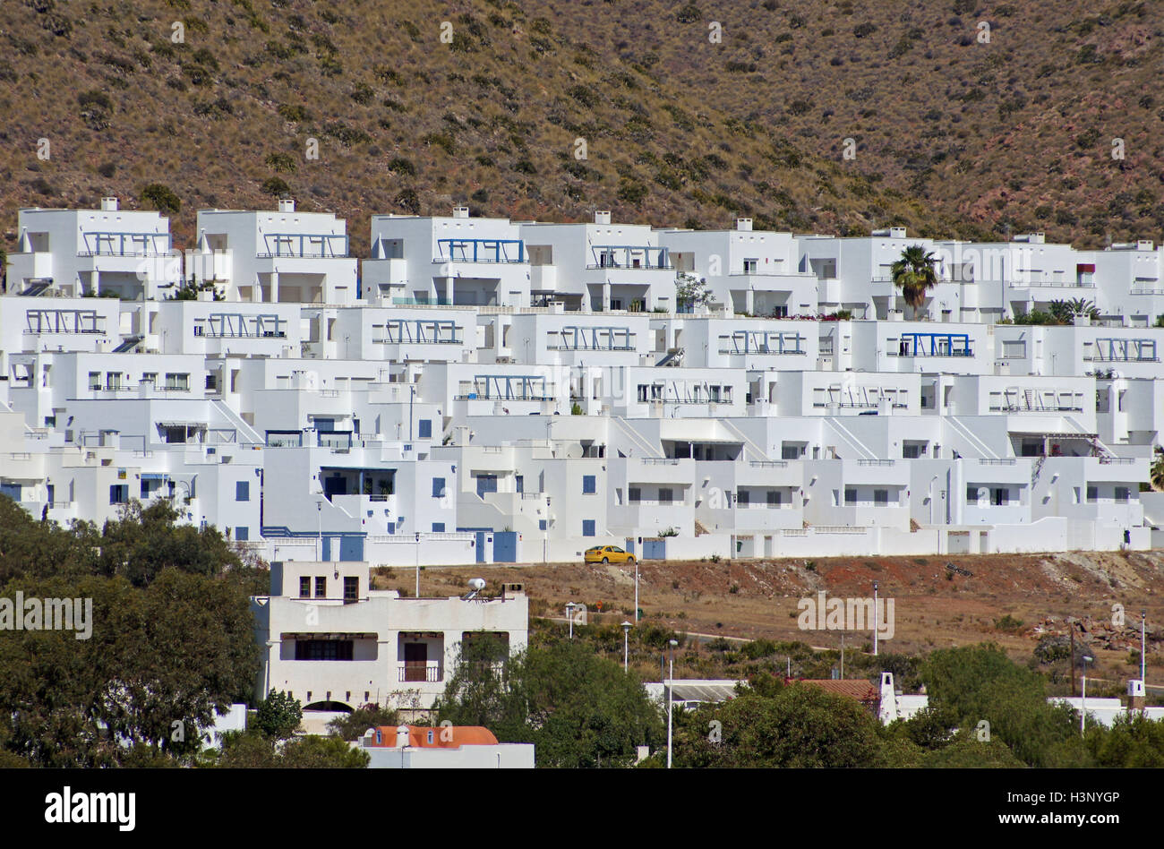 Almeria in Spain white houses in San Jose Stock Photo Alamy