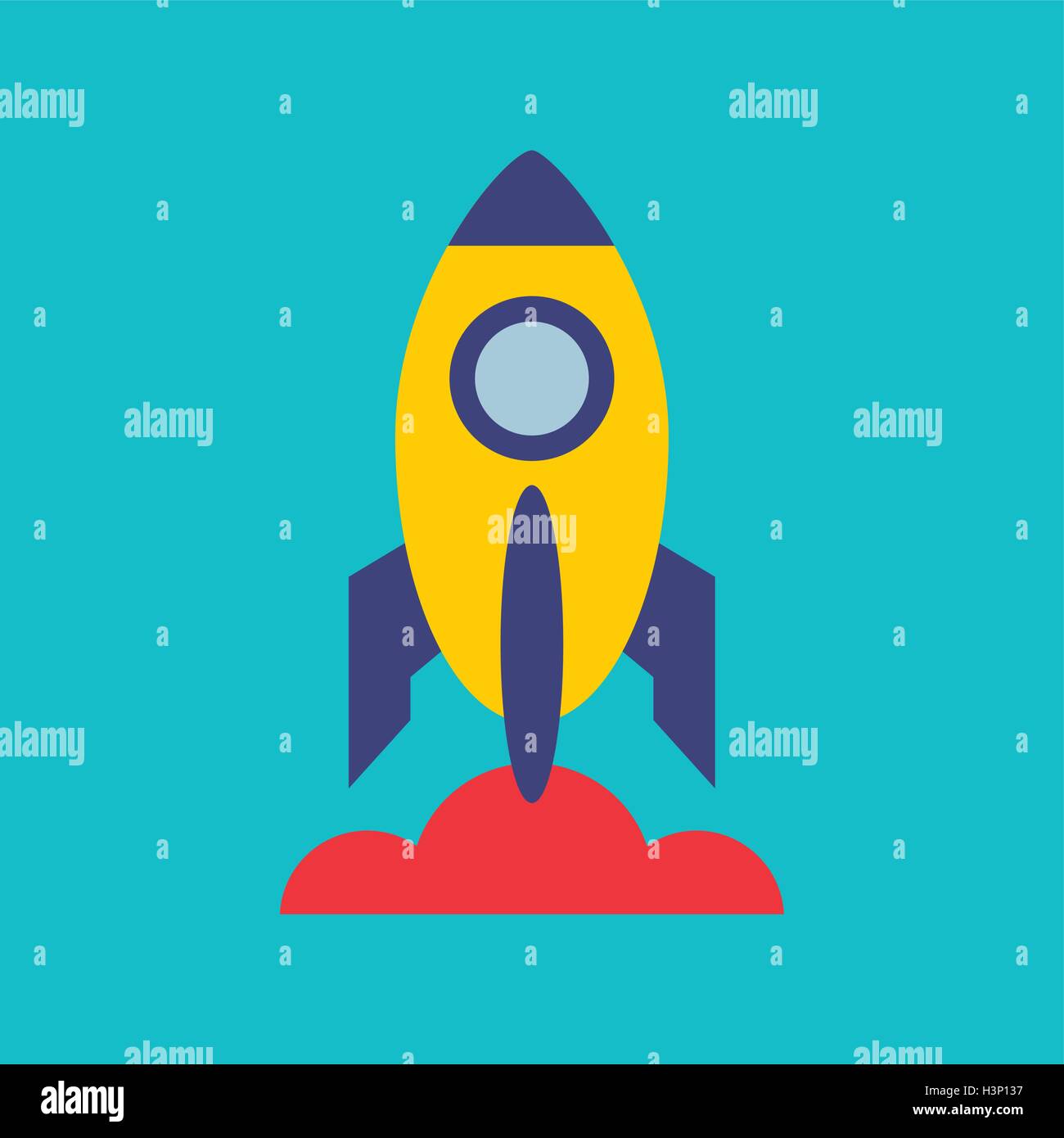 rocket launcher startup icon Stock Vector Image & Art - Alamy