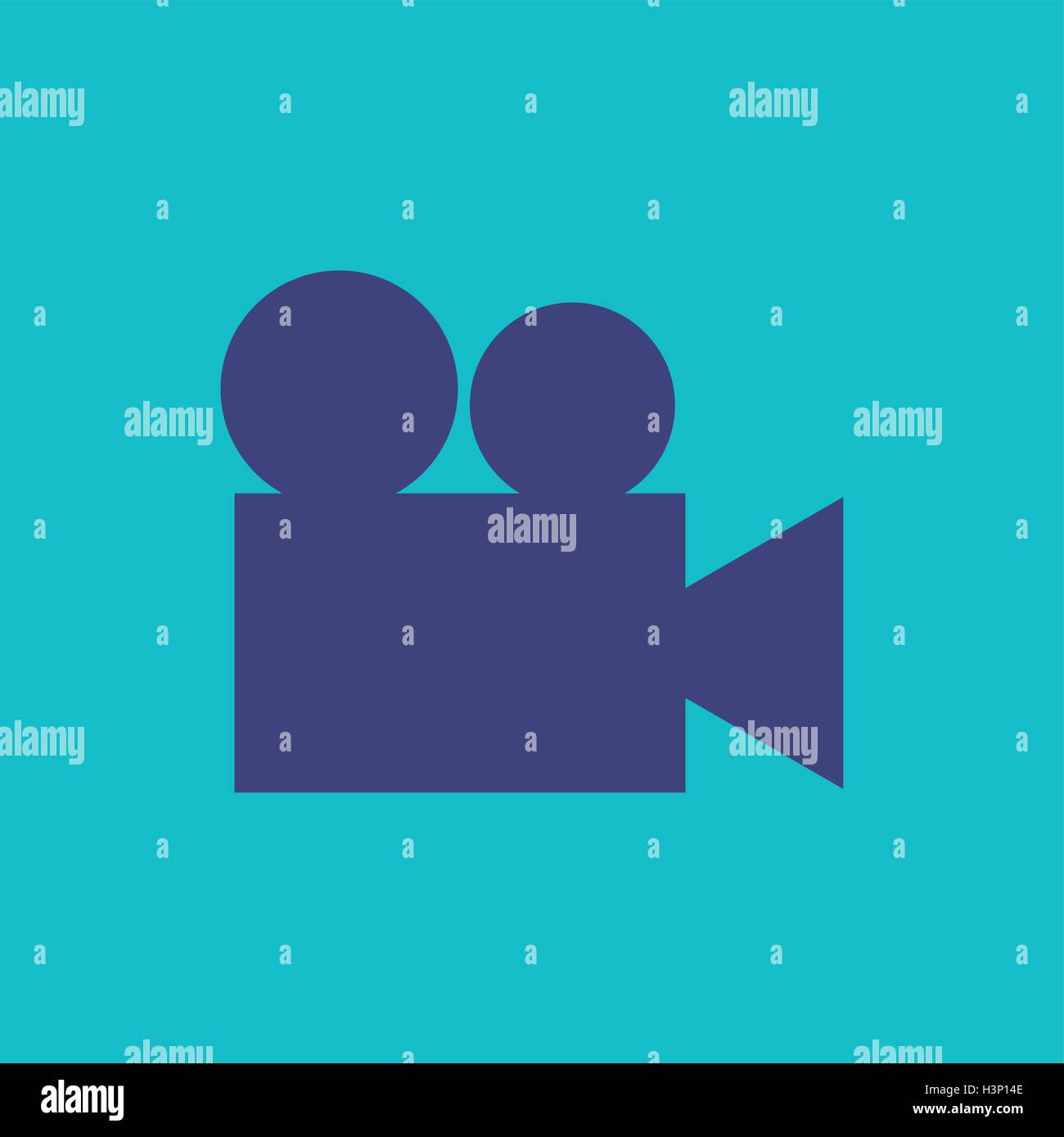 video camera flat isolated icon Stock Vector Image & Art - Alamy