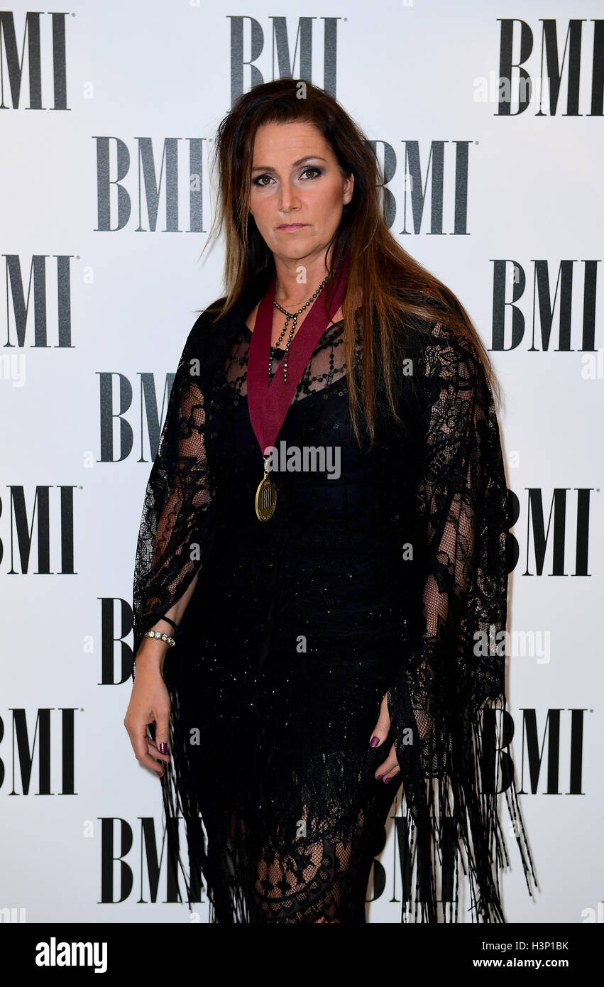 Jenny Berggren attending the BMI London Awards at the Dorchester Hotel, London. Stock Photo