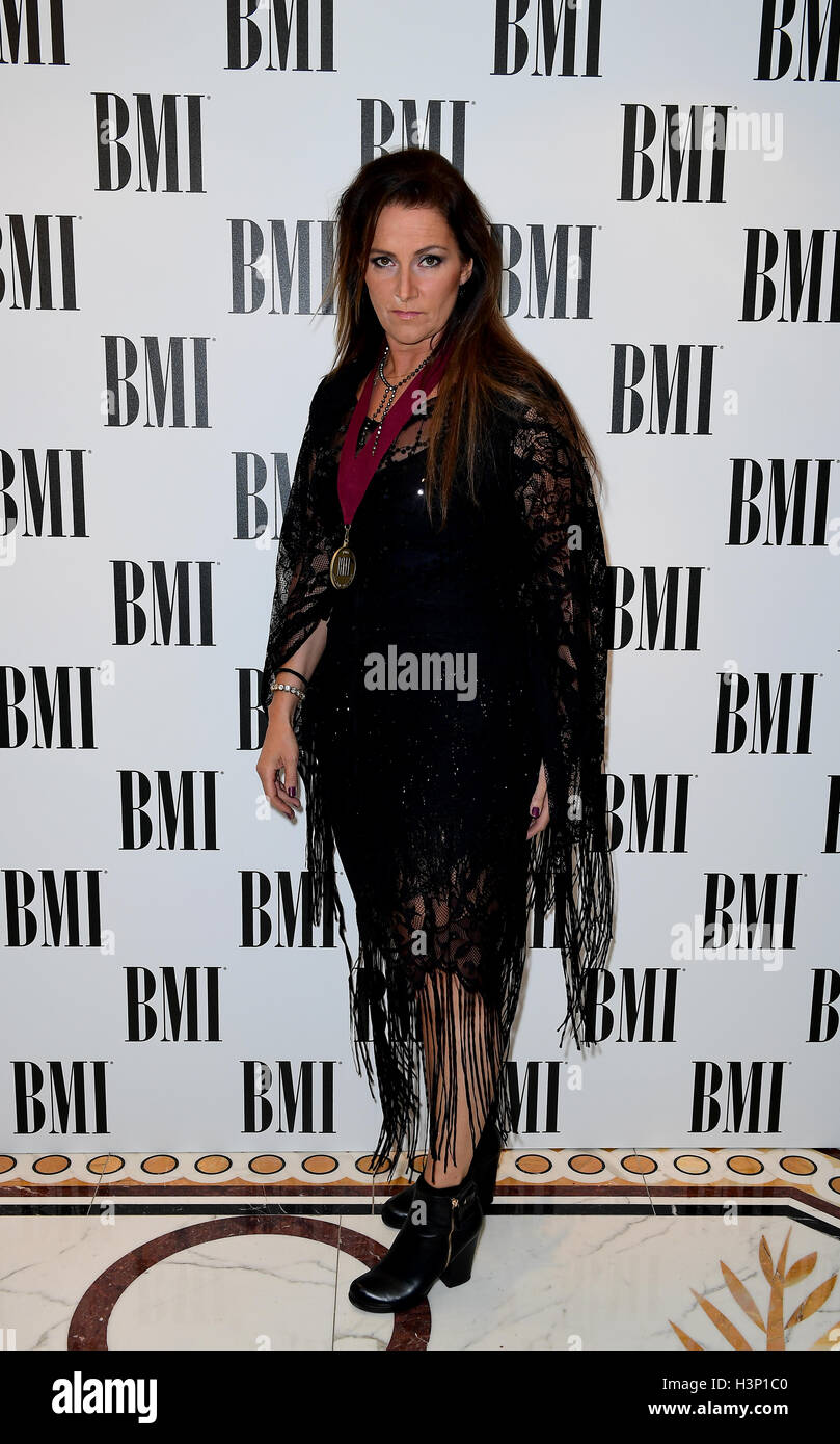 Jenny Berggren attending the BMI London Awards at the Dorchester Hotel, London. Stock Photo