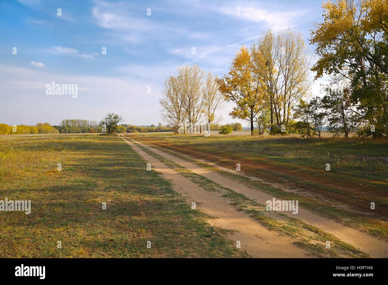 Barren field in the countryside Stock Photo Alamy