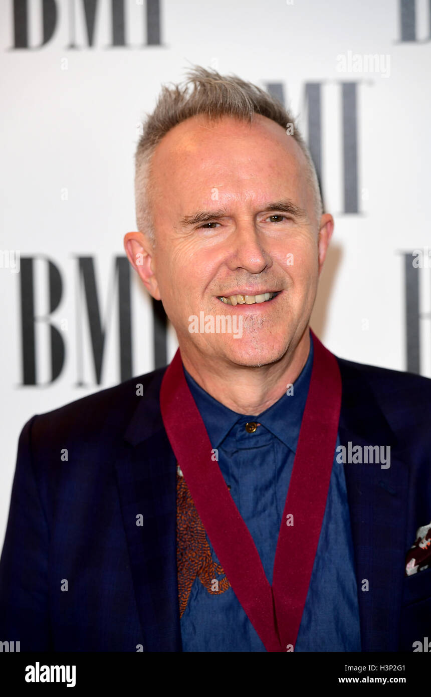 Howard Jones attending the BMI London Awards at the Dorchester Hotel, London. PRESS ASSOCIATION Photo. Picture date: Monday 10th October, 2016. Photo credit should read: Ian West/PA Wire. Stock Photo
