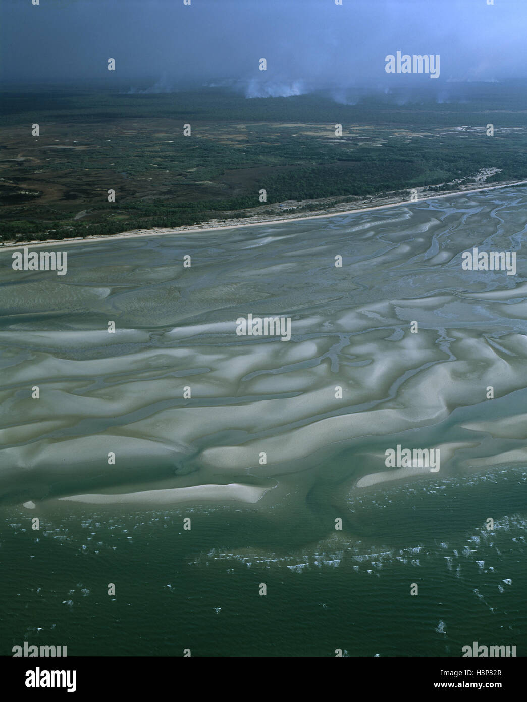 Boucaut Bay aerial, Stock Photo