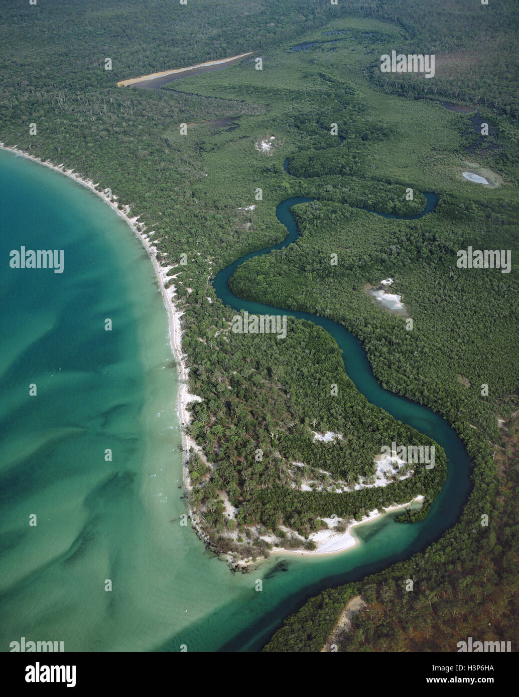 Southeast coast of Melville Island, one of the Tiwi Islands, Stock Photo