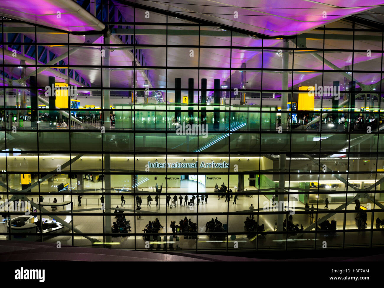 Terminal 2, The Queen's Terminal at Heathrow International Airport. Stock Photo