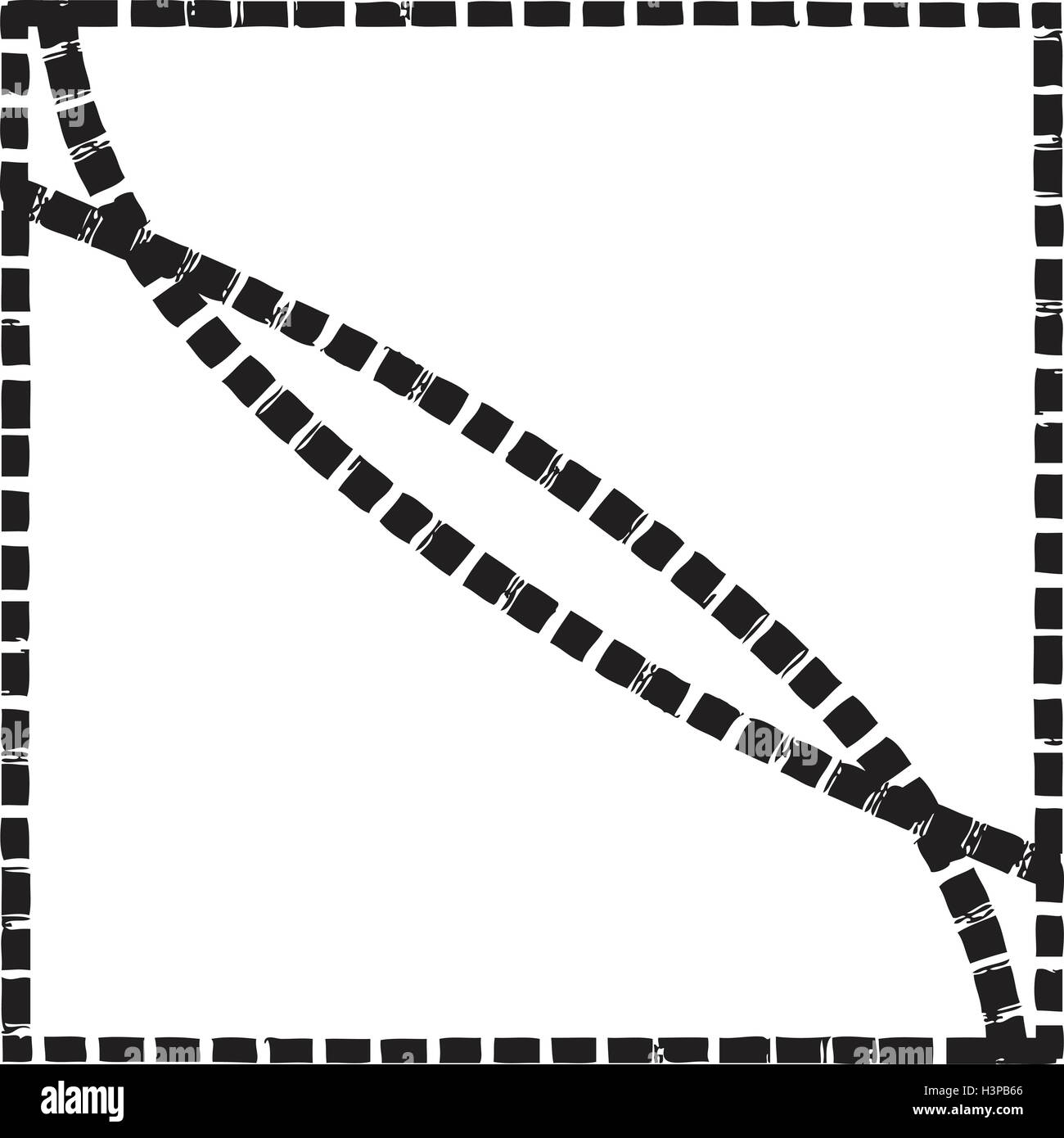 Geometric corner frame pattern ethnic tile colorful abstract background ...