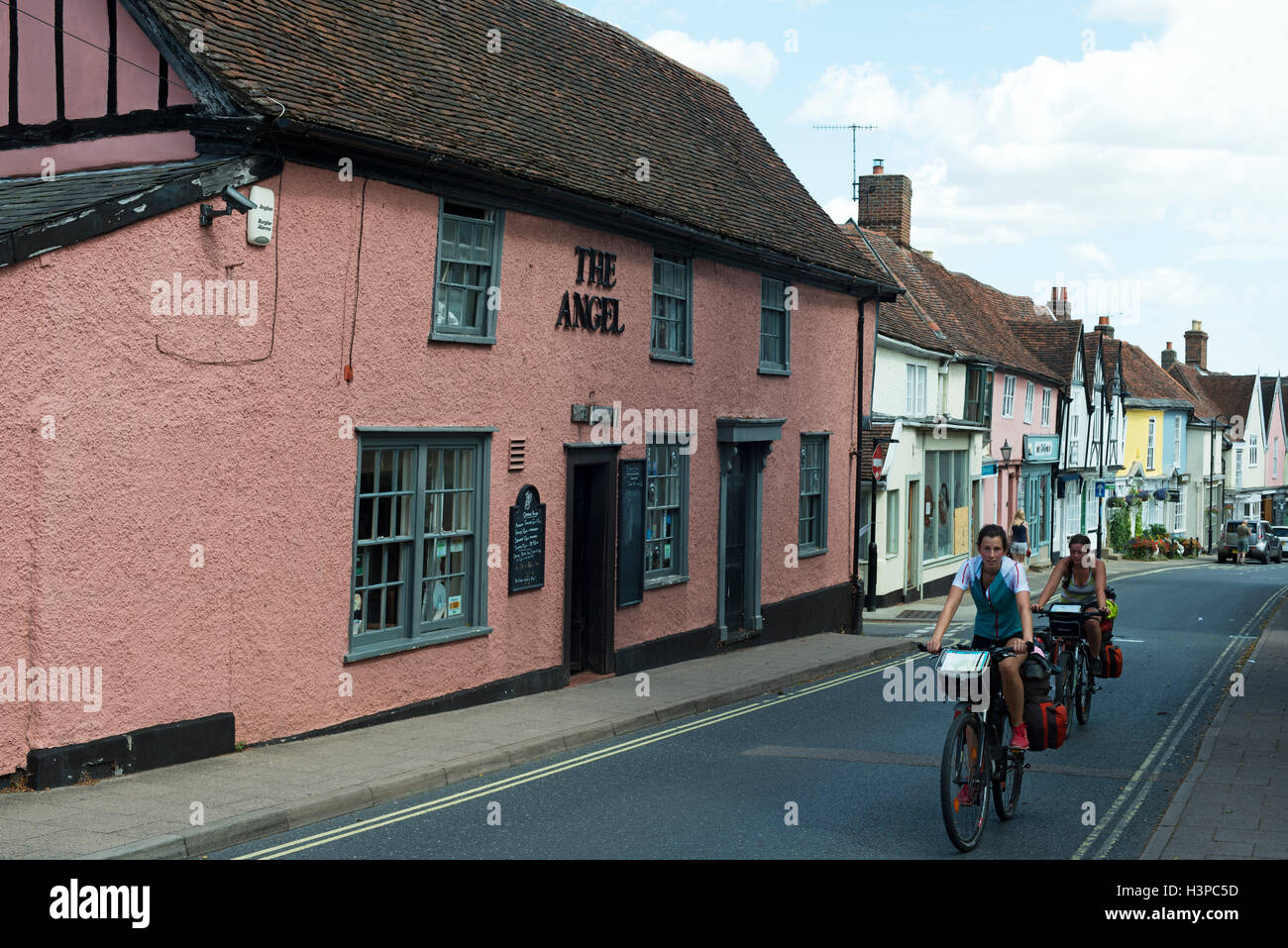 The Market Hill, Woodbridge Suffolk England Stock Photo Alamy