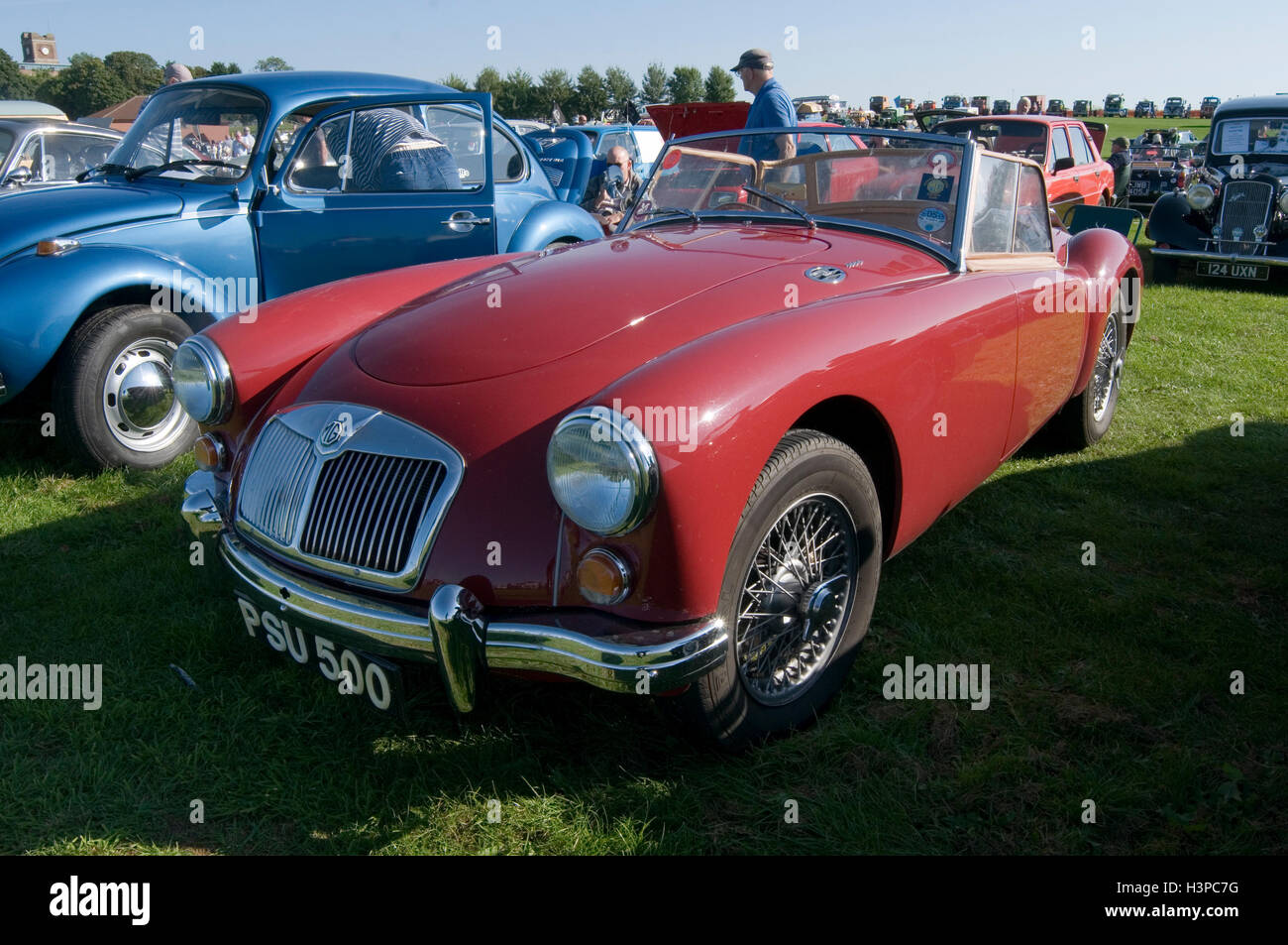 MG A MGA sportscar sportscars sport British englis Stock Photo Alamy