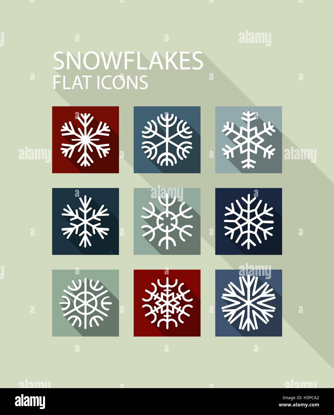 Flat vector icons set hi-res stock photography and images - Alamy