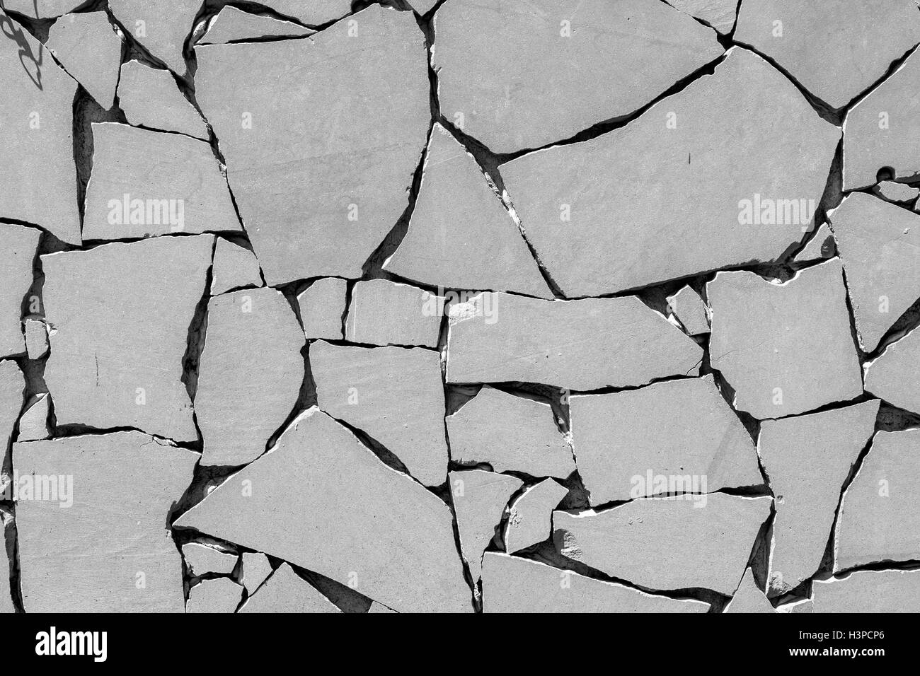 Cracked black and white concrete background Stock Photo - Alamy