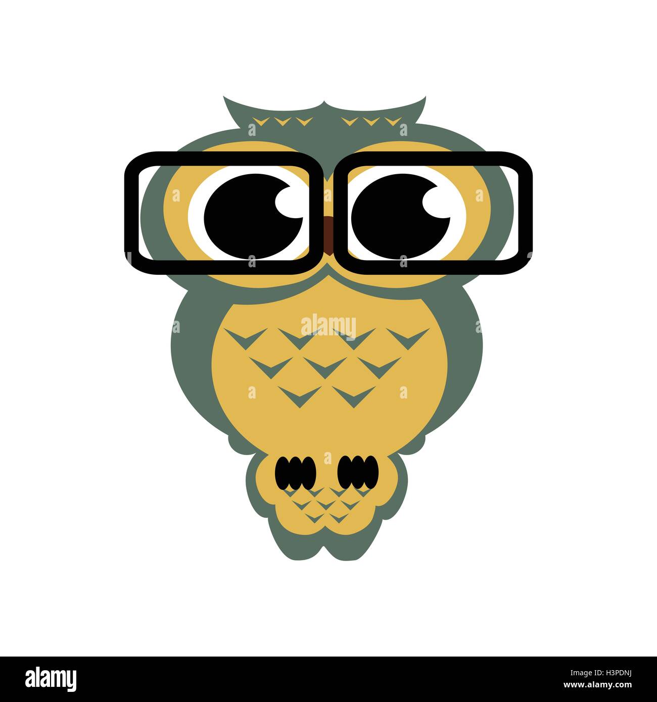 Cartoon owl glasses hires stock photography and images Alamy