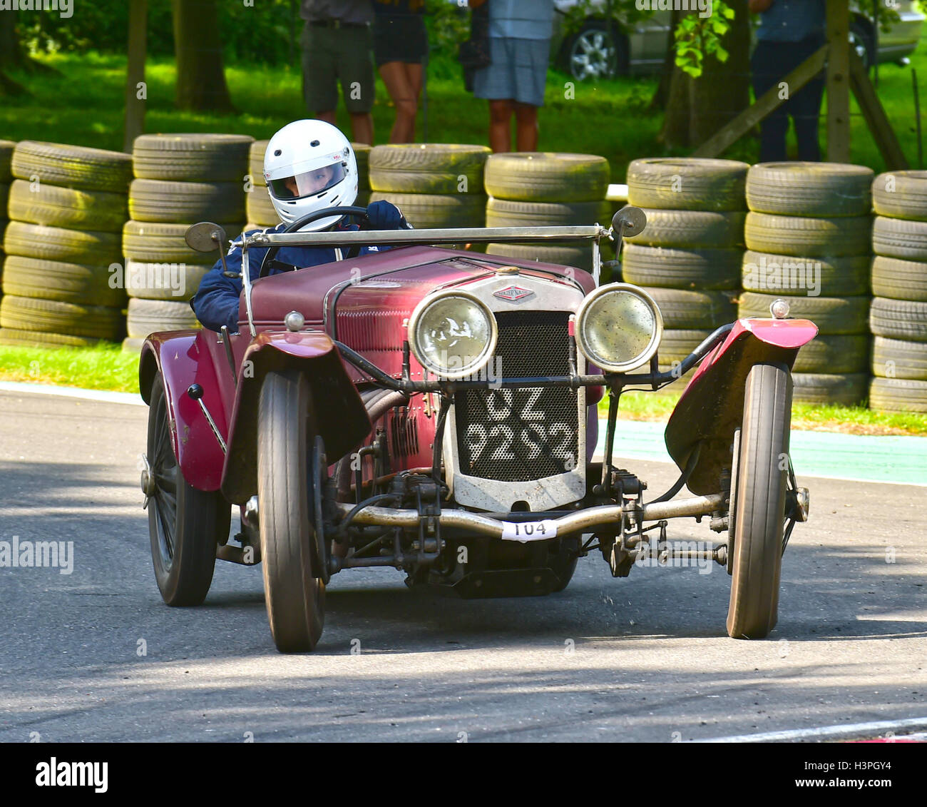 Ng Yushan, Frazer Nash Super Sports, VSCC, Shuttleworth Trophy, Nuffield Trophy, Cadwell Park 24th July 2016. 2016, Cadwell Park Stock Photo