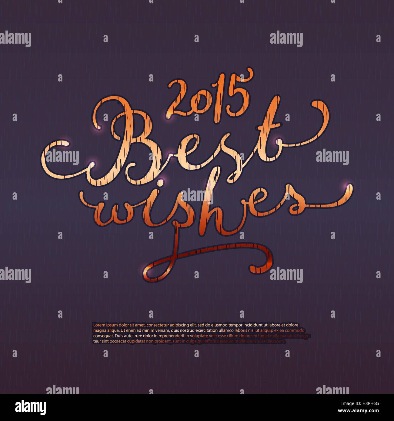 best wishes 2015 card Stock Photo Alamy