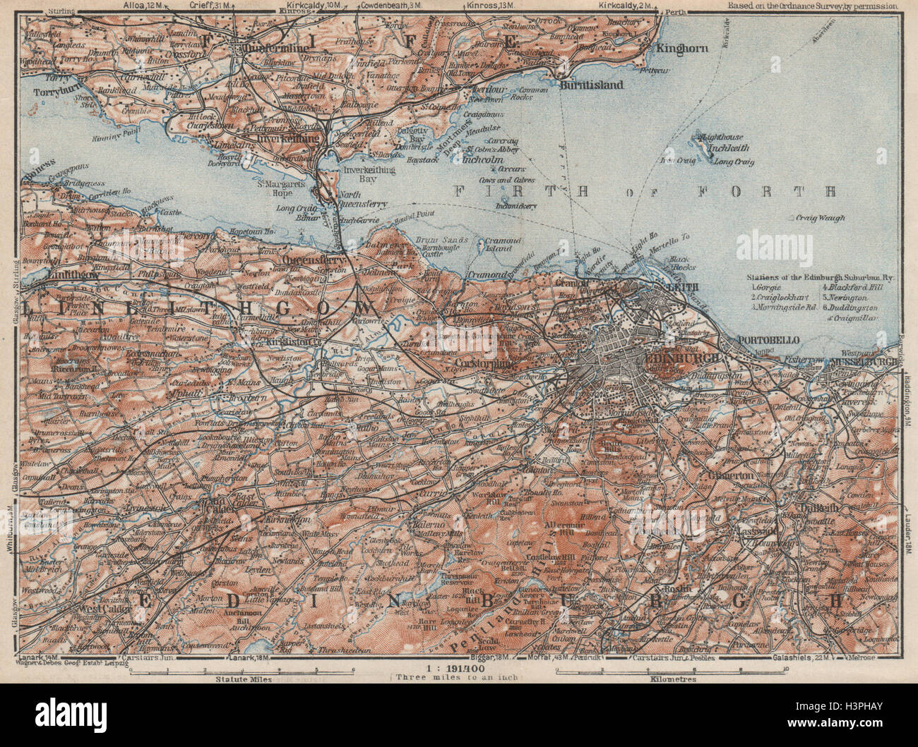 Fife scotland antique map High Resolution Stock Photography and Images - Alamy