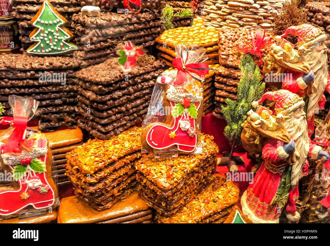 Colorful Christmas Sweets Stock Photo