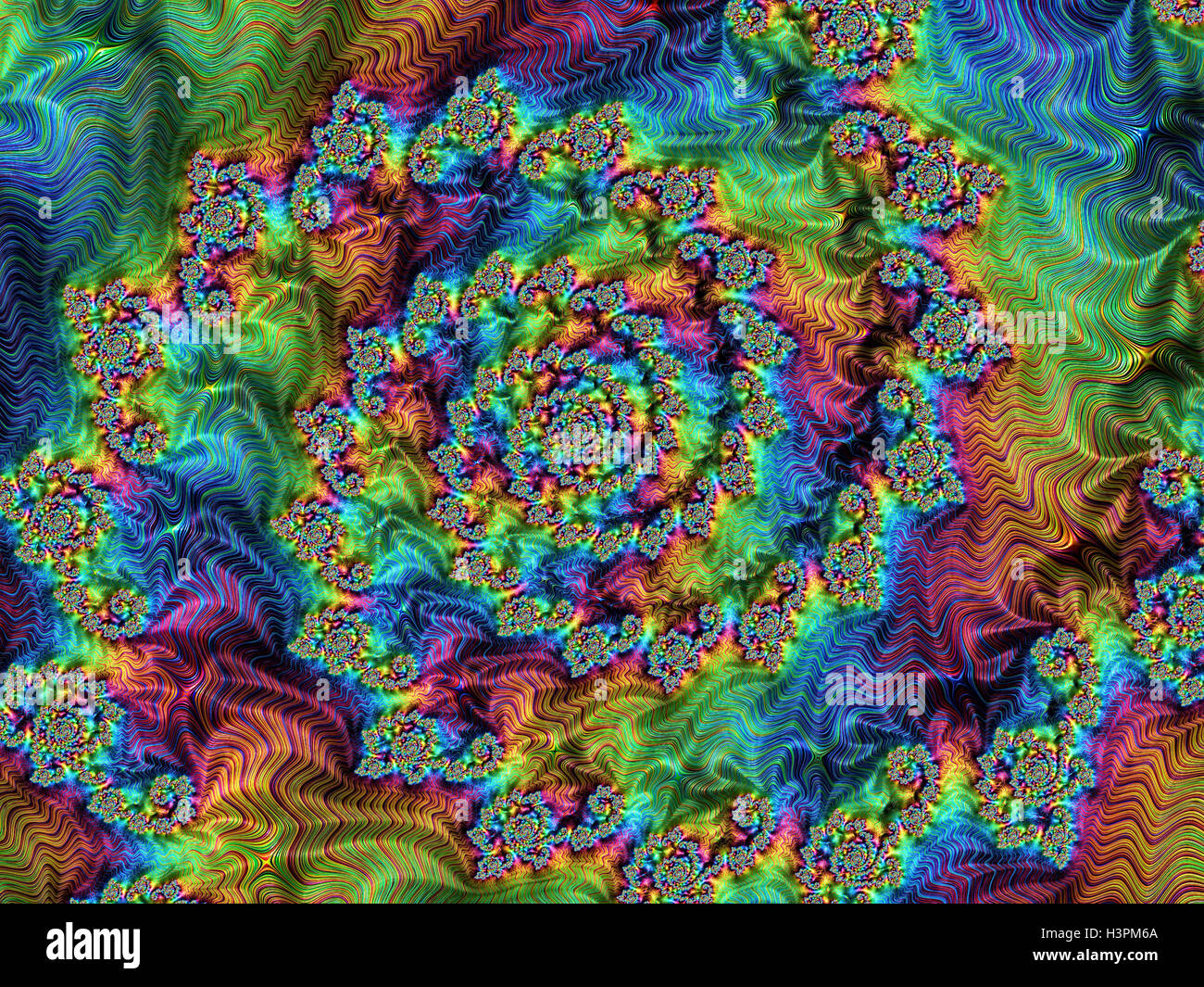 Abstract fractal spiral - digitally generated image Stock Photo - Alamy