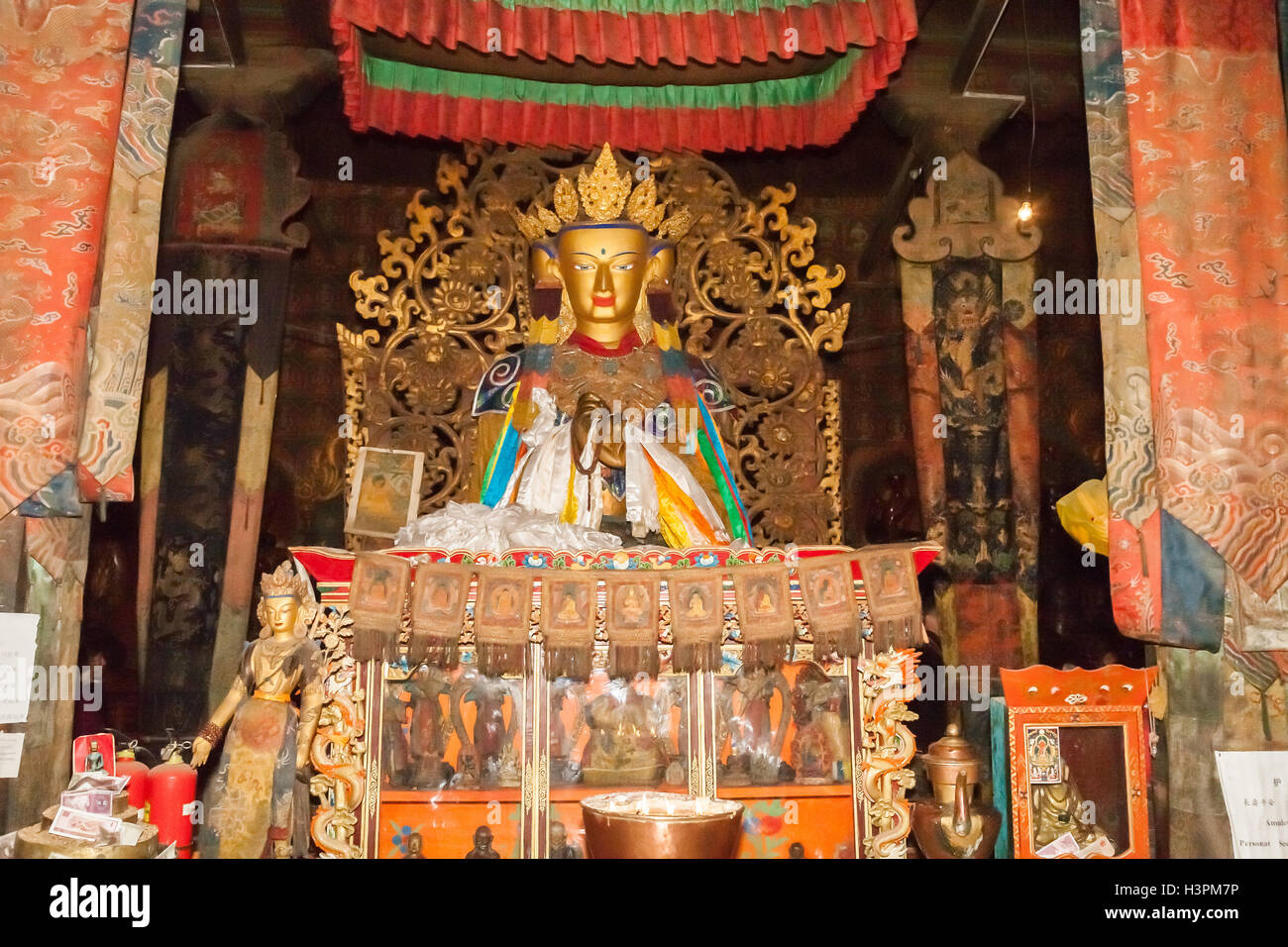 Gyangtse Monastery, Tibet, China. Stock Photo