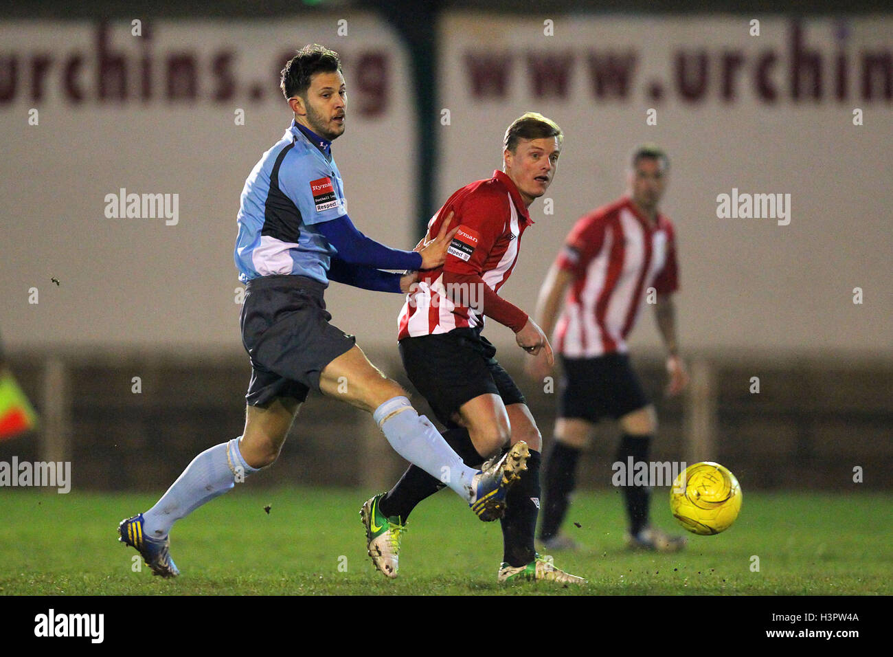 Purcell in action for Hornchurch AFC Hornchurch vs Enfield