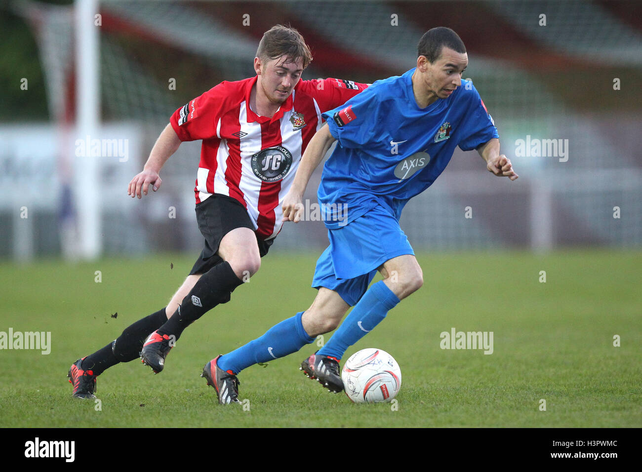 Joey May in action for Hornchurch AFC Hornchurch vs Harrow Borough