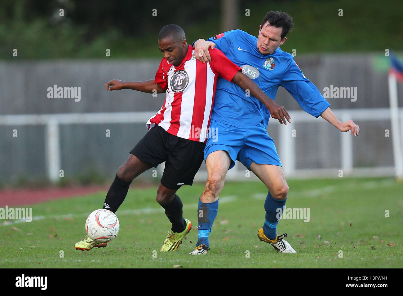 Michael Malcolm in action for Hornchurch AFC Hornchurch vs Harrow