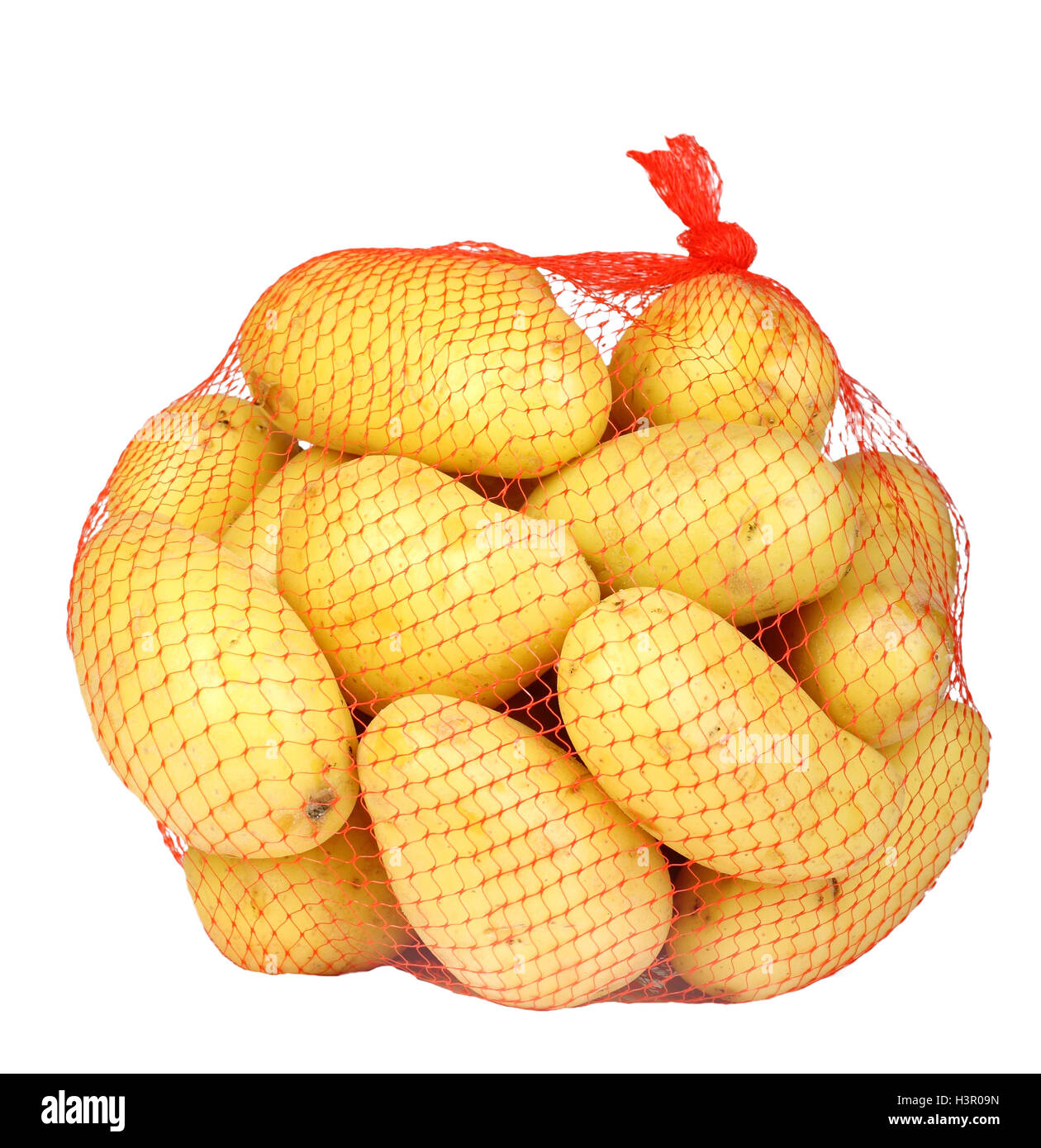 Potatos in red string bag Stock Photo Alamy