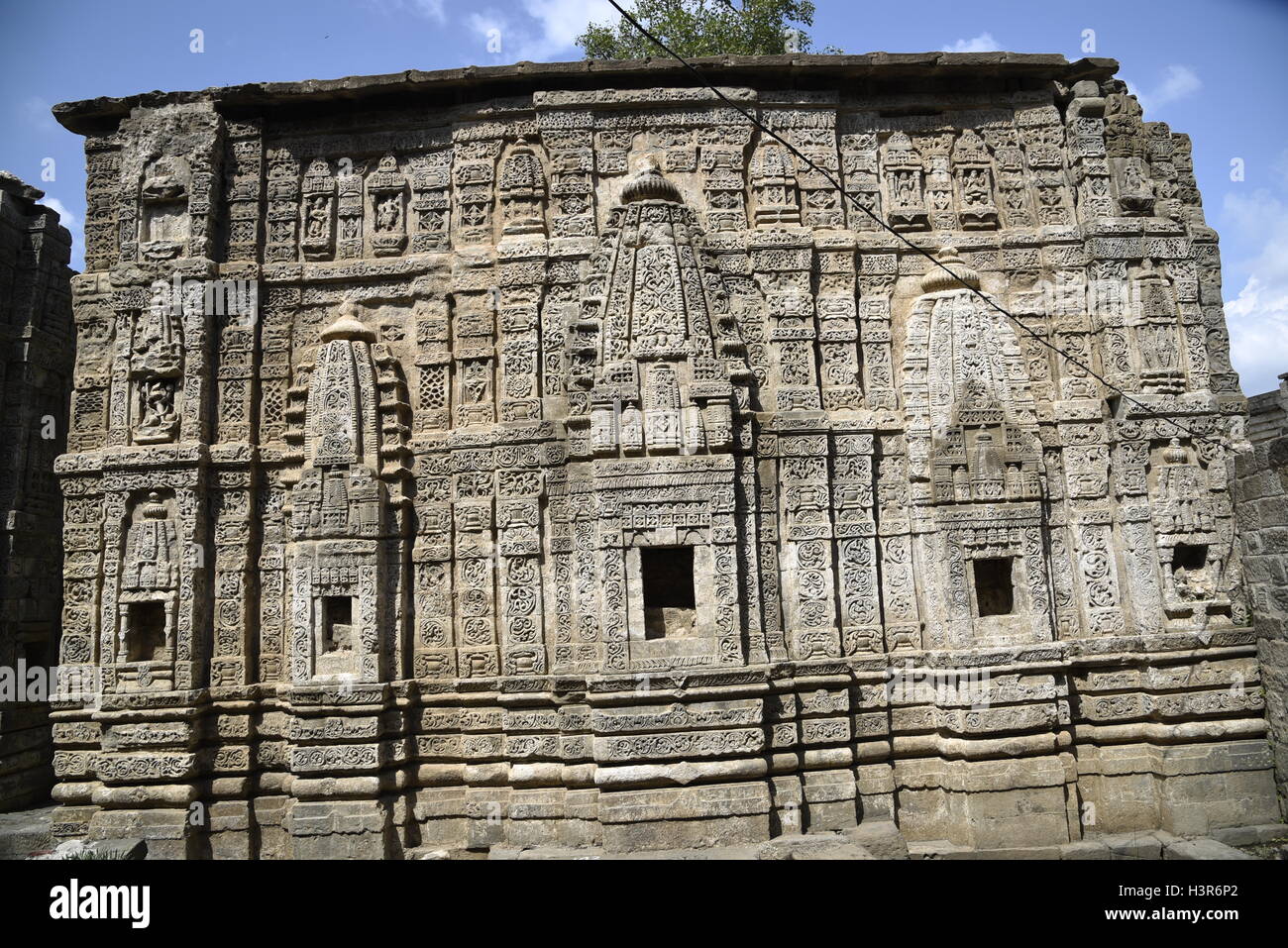Laxmi Narayan Temple, Kangra Fort, Dharamsala on the outskirts of  Kangra, India. Stock Photo