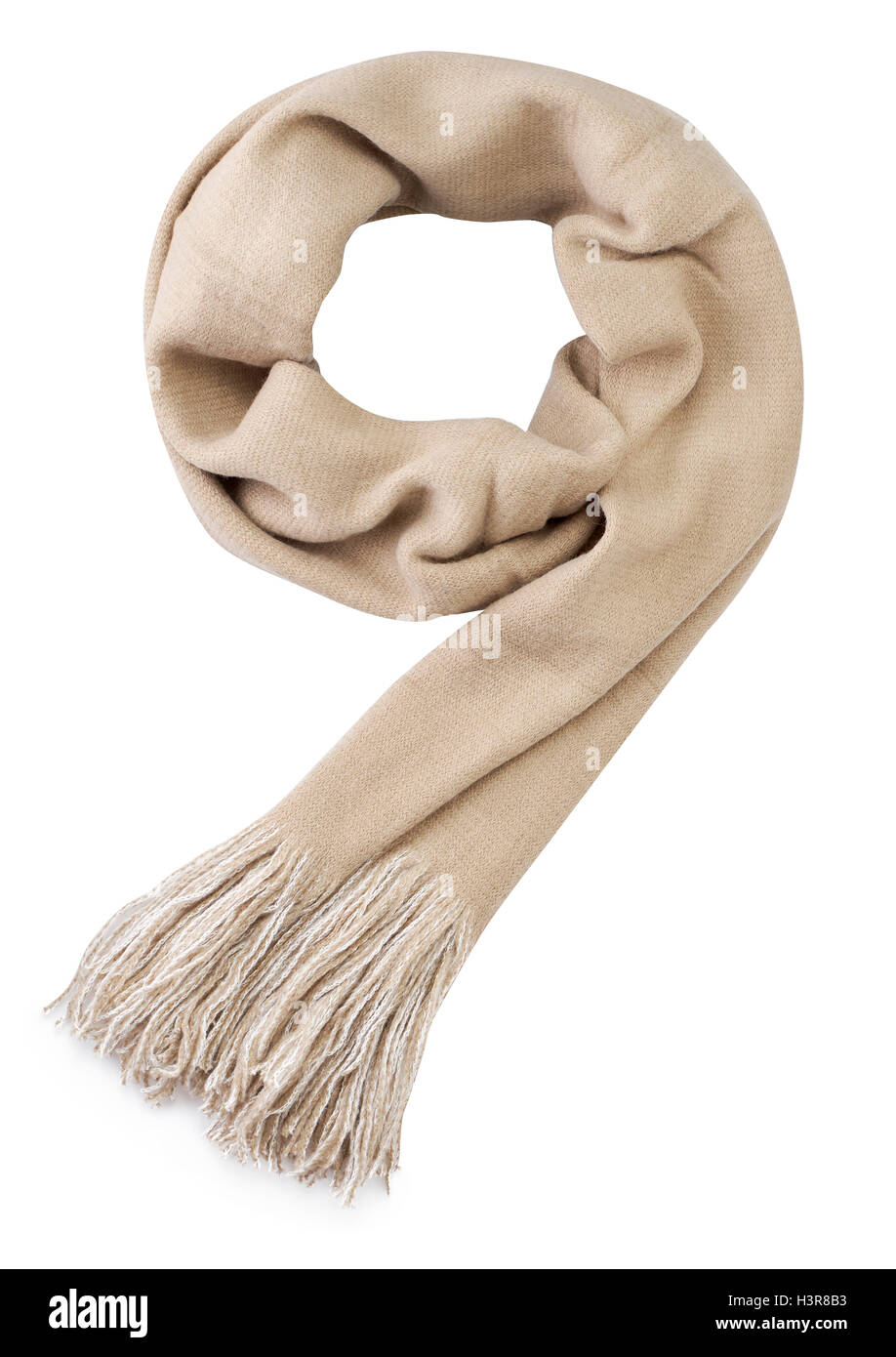 scarf isolated on white back ground, with clipping path Stock Photo