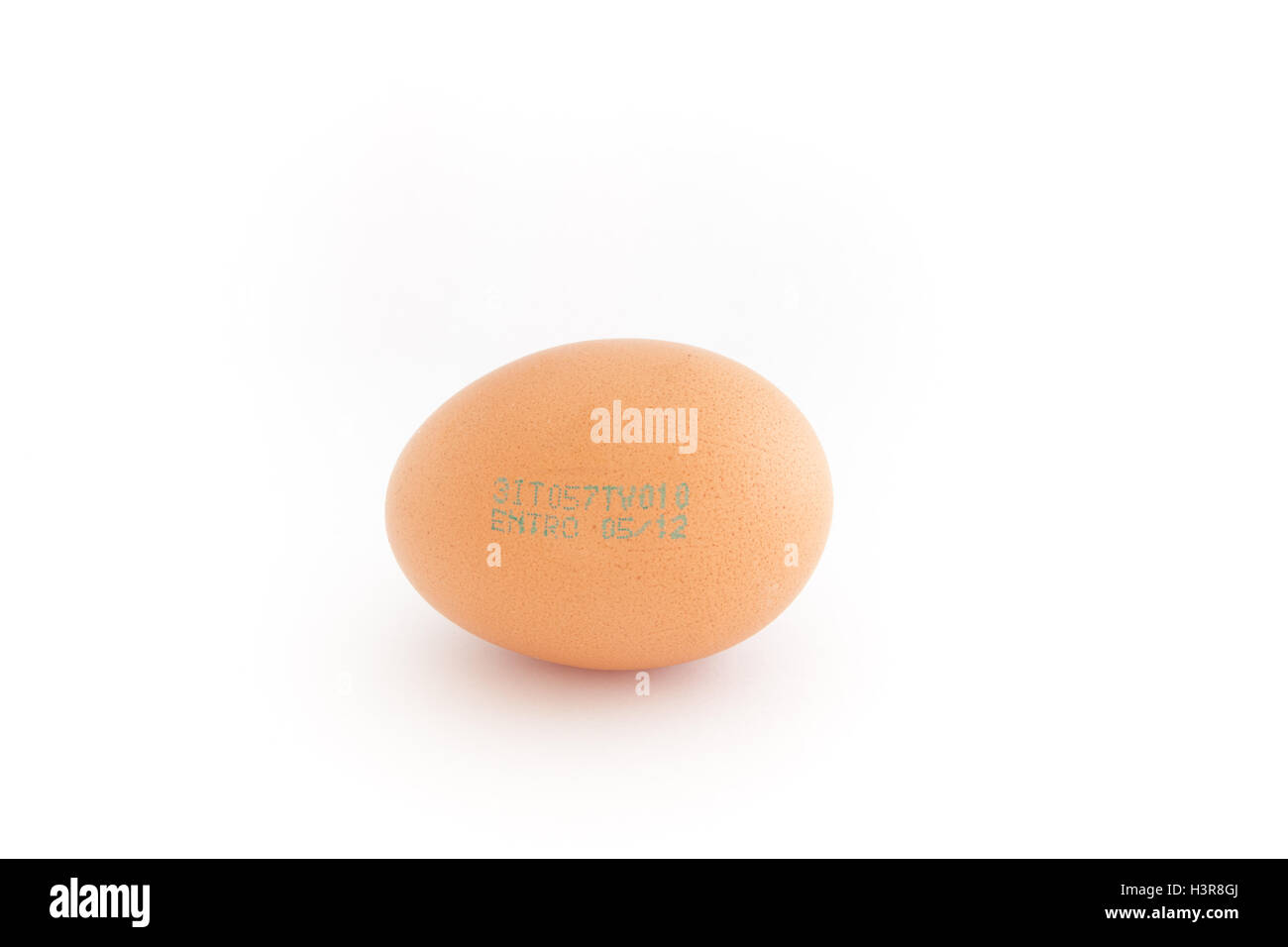 isolated egg with expire date in white background Stock Photo Alamy