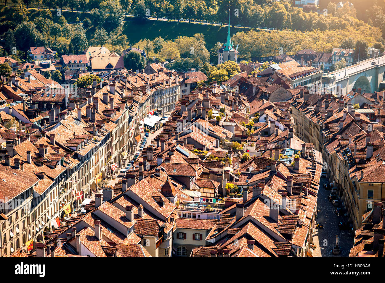 Bern old town in Switzerland Stock Photo