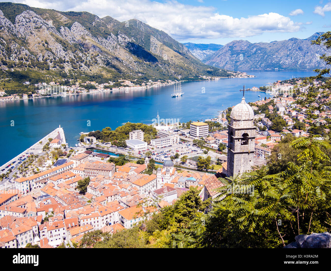 kotor-bay-and-old-town-from-lovcen-mountain-montenegro-stock-photo-alamy
