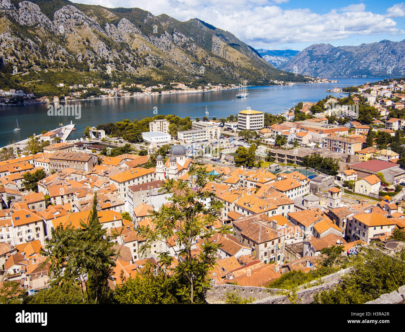 kotor-bay-and-old-town-from-lovcen-mountain-montenegro-stock-photo-alamy