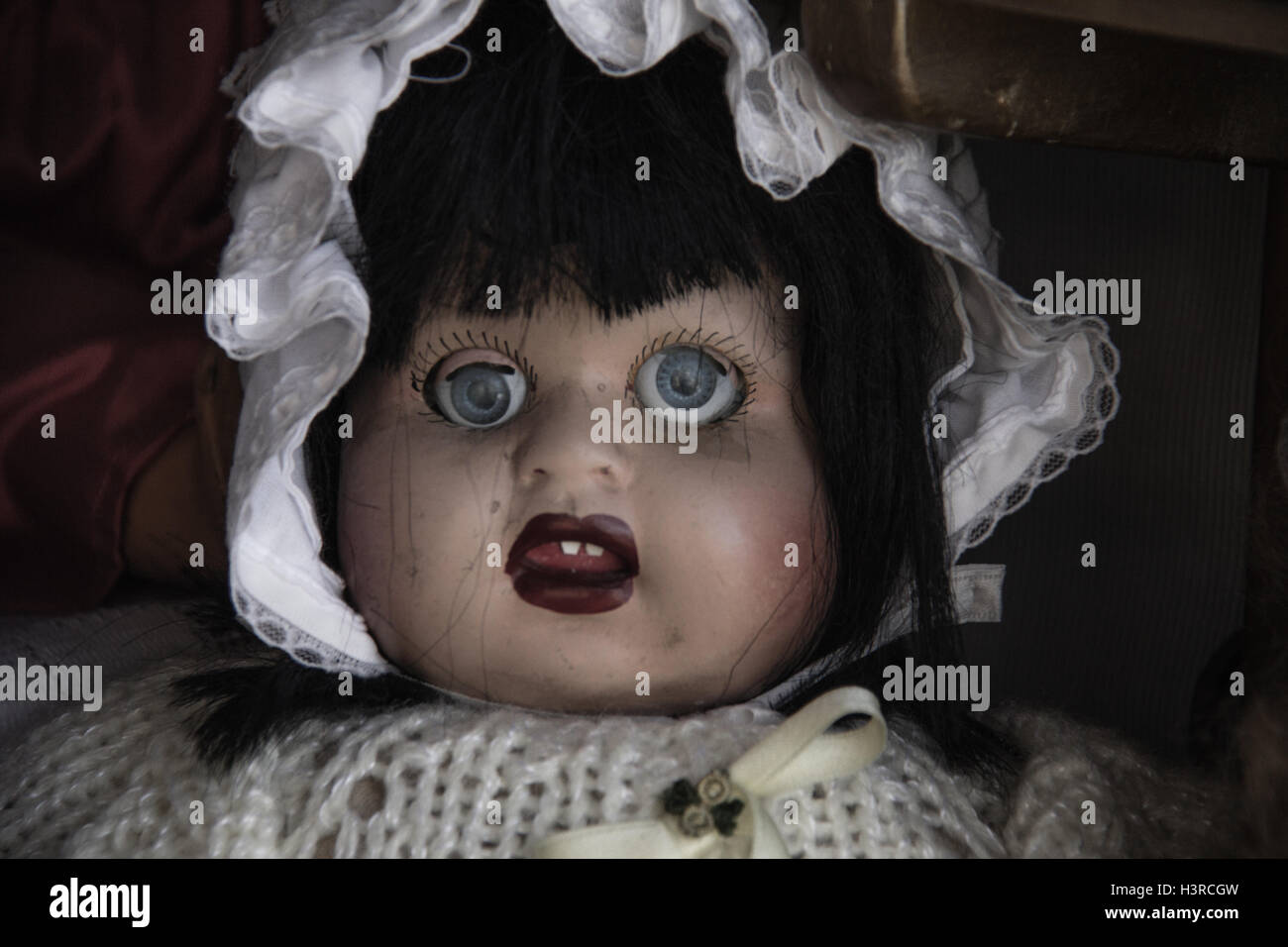 Creepy dolls Stock Photo