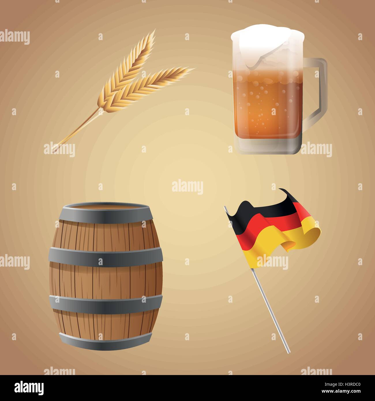 Oktoberfest celebration of Germany design Stock Vector Image & Art - Alamy