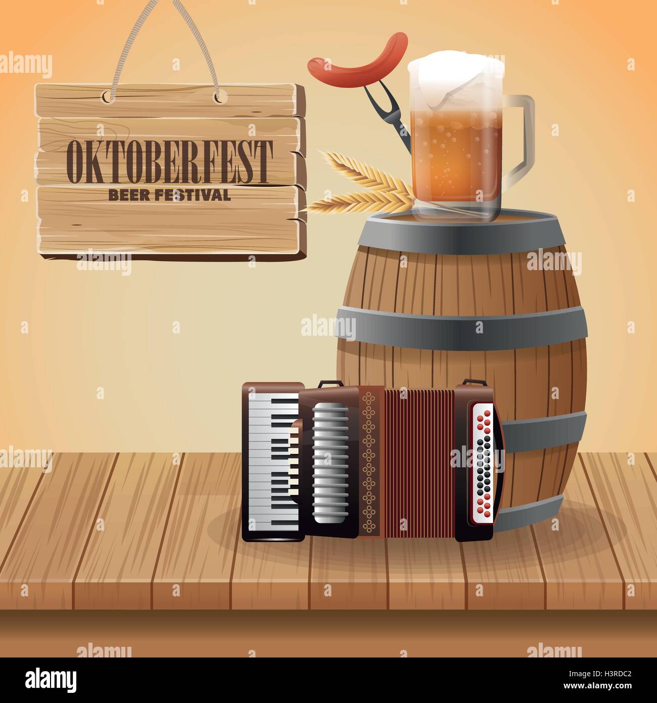 Oktoberfest celebration of Germany design Stock Vector Image & Art - Alamy