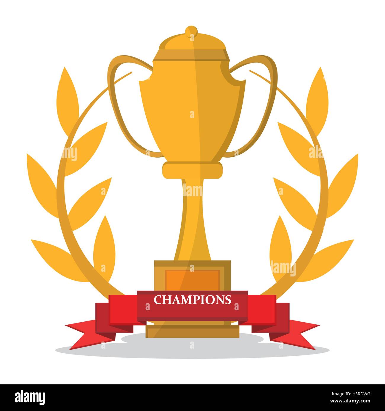 Isolated gold trophy cup design Stock Vector Image & Art - Alamy